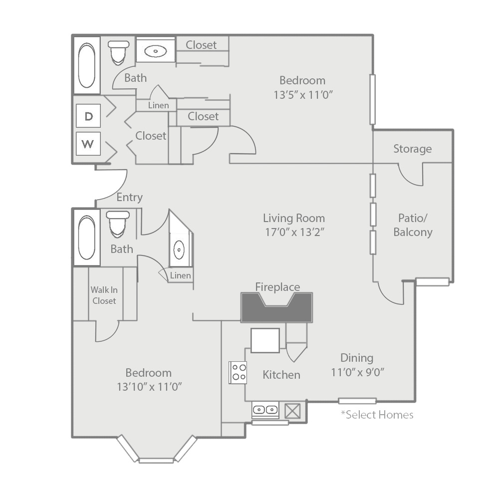 Radbourne Lake Apartments – 2901B