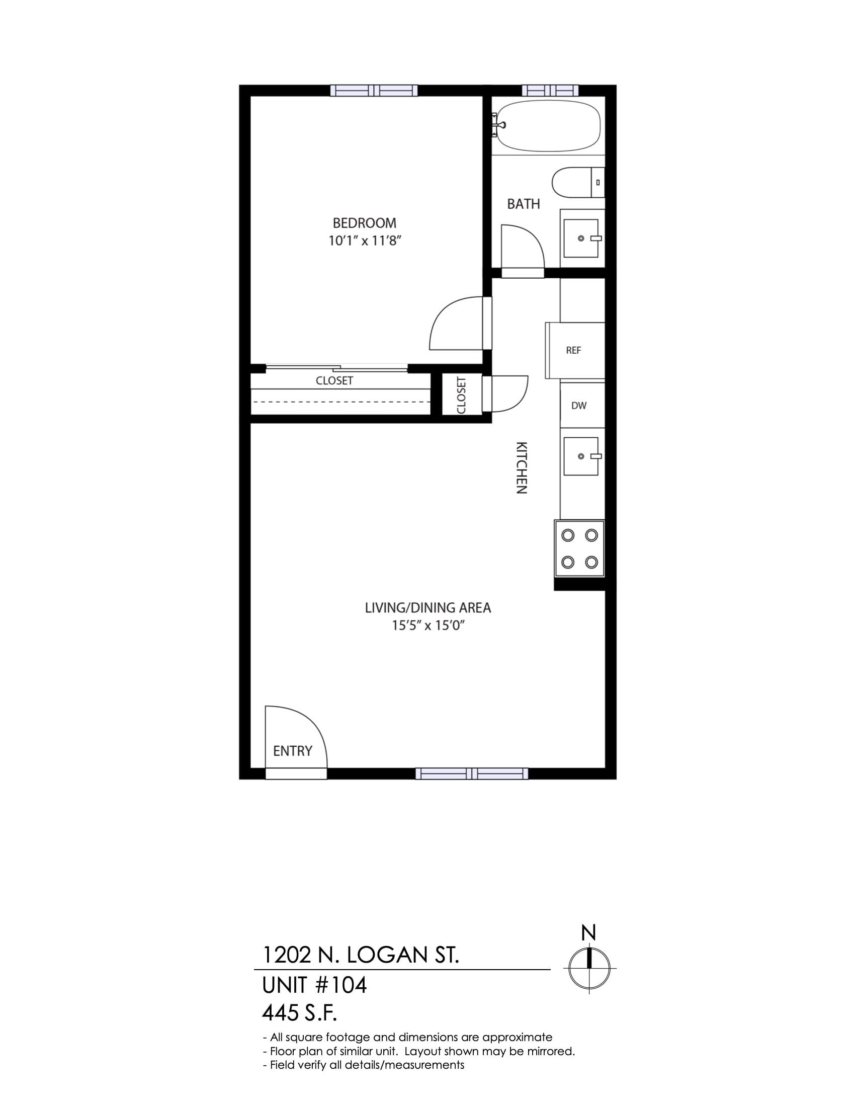 1202 Logan Street – 202
