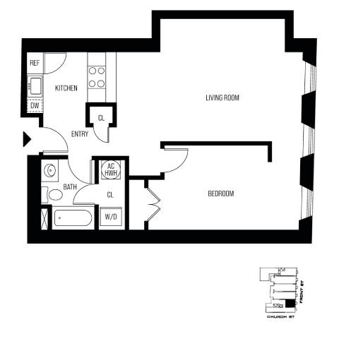 The Mercantile Apartments – 3A