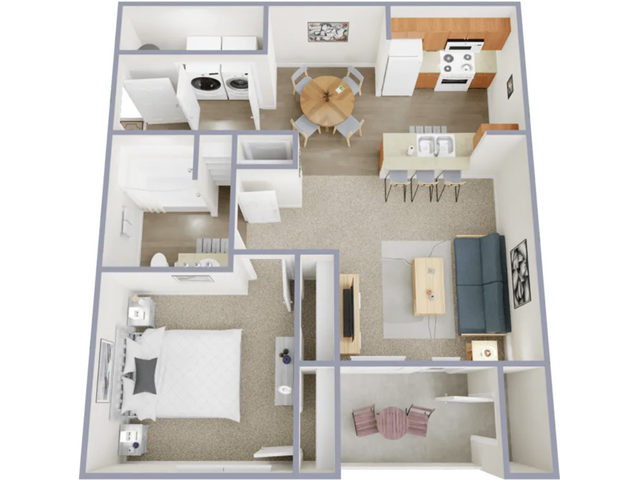 Inwood Crossings – 1 Bed, 1 Bath (60% Income Restricted)