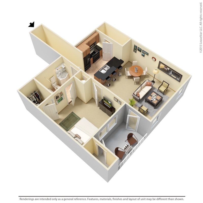 Villas at Houston Levee East Apartments – 206