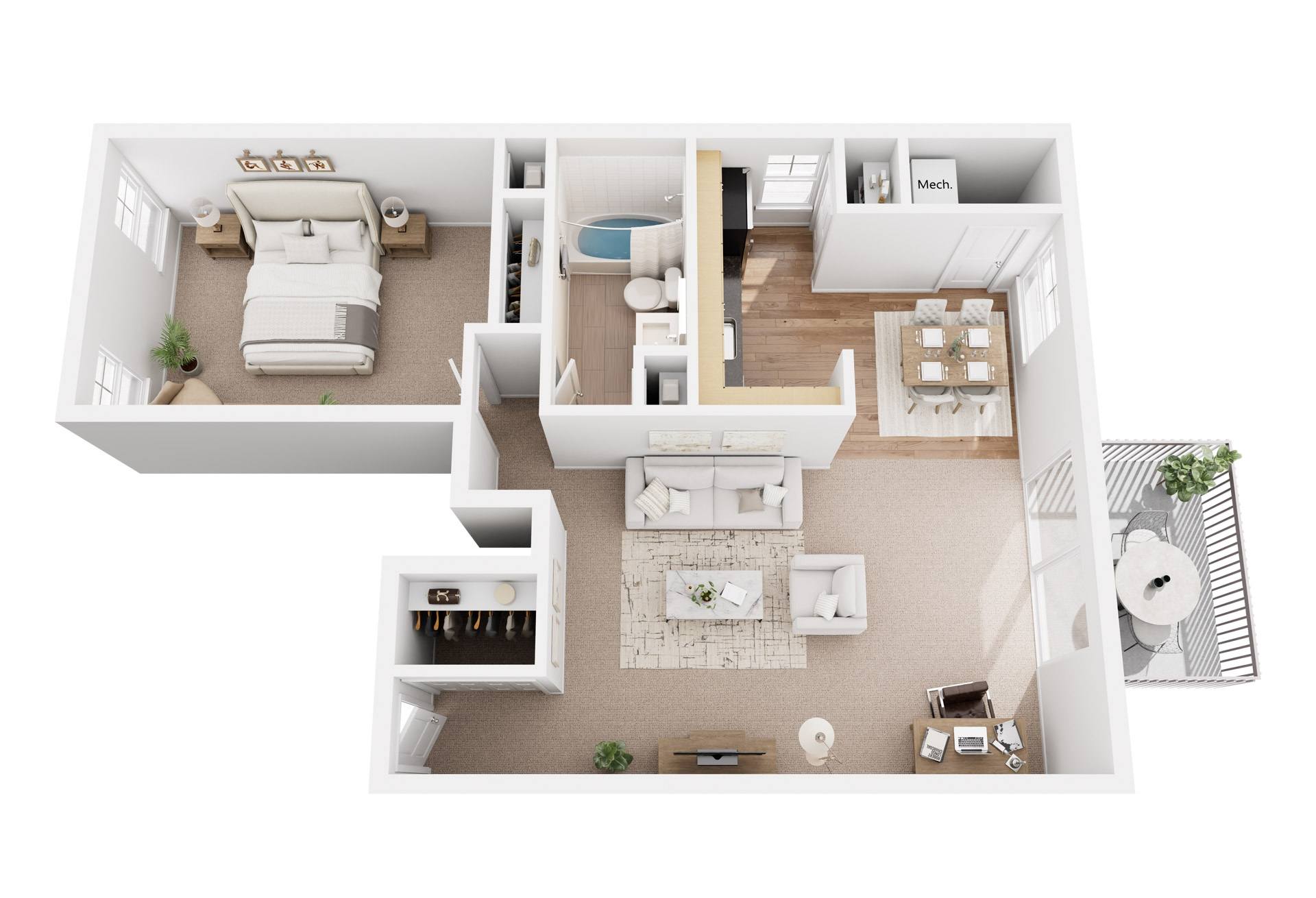 Top of the Hill Apartments – 43B