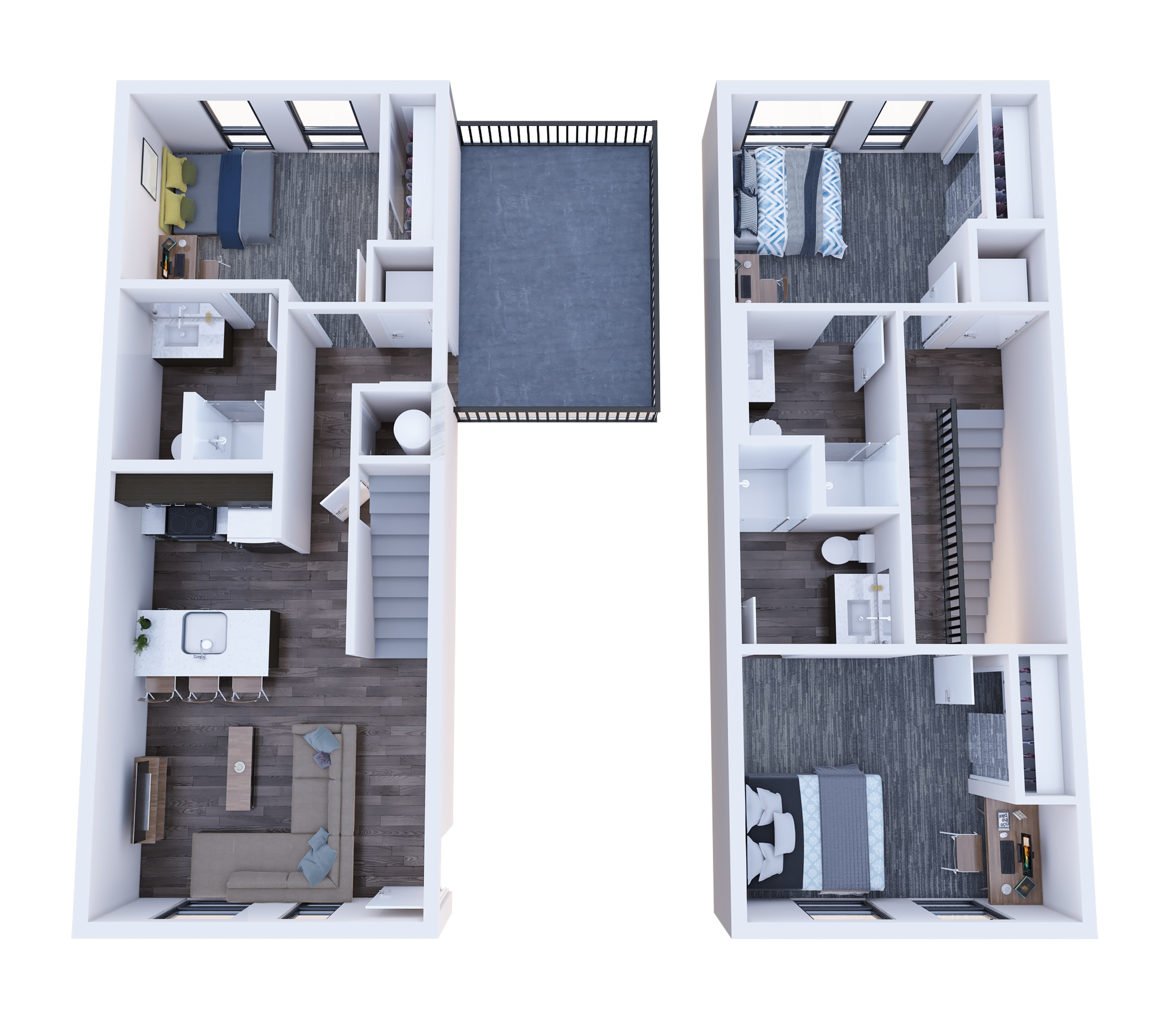 Republic on Main – Private - Priced By Bed