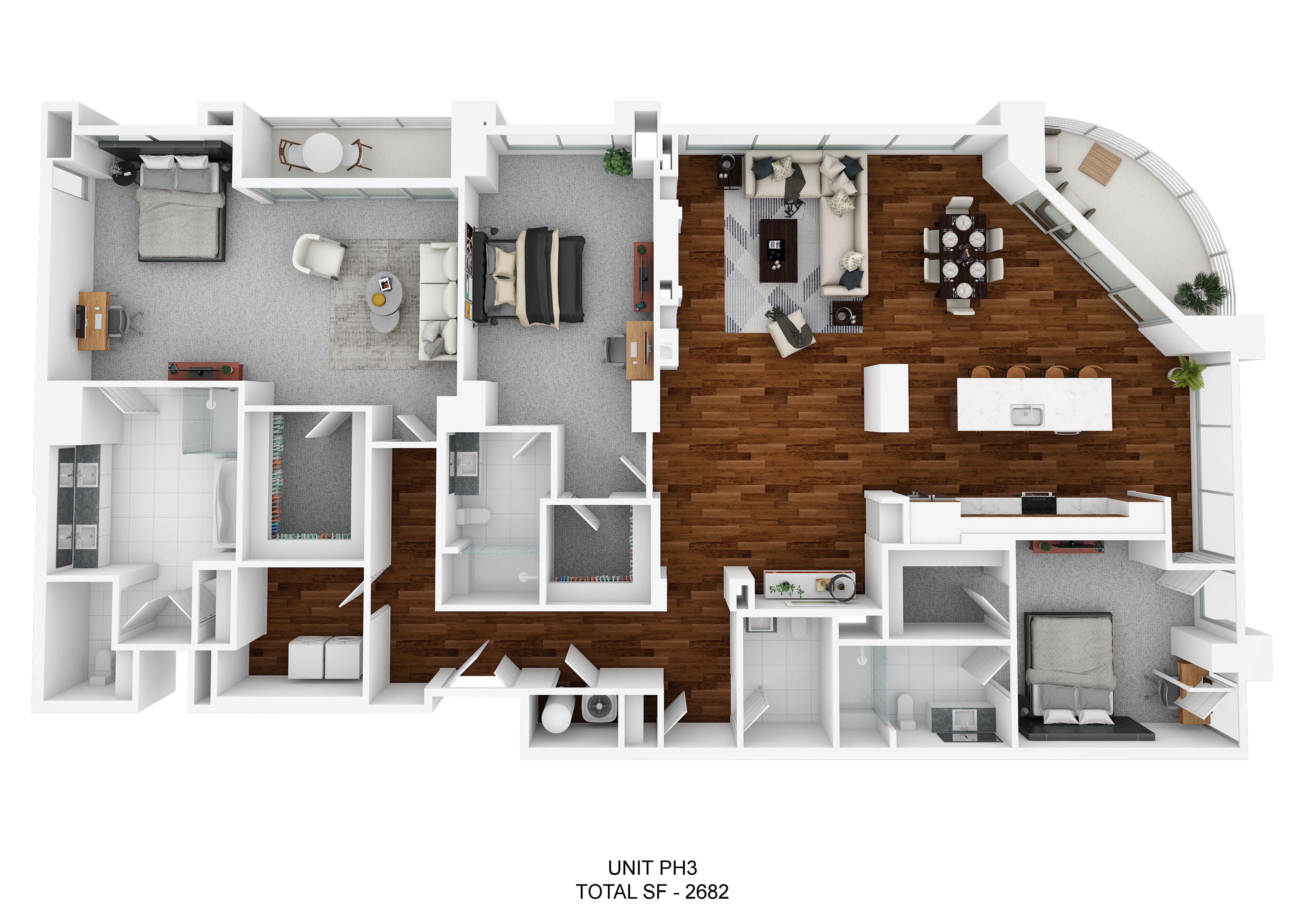 The Huntley Luxury Apartments – 2304