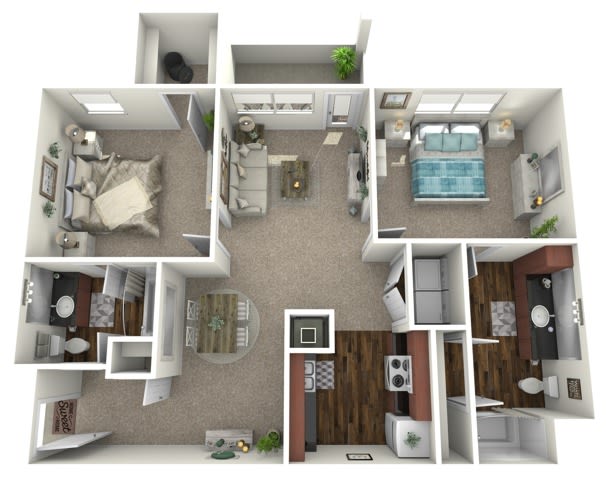 Southwest Pines – 2 Bed, 2 Bath (60% Income Restricted)