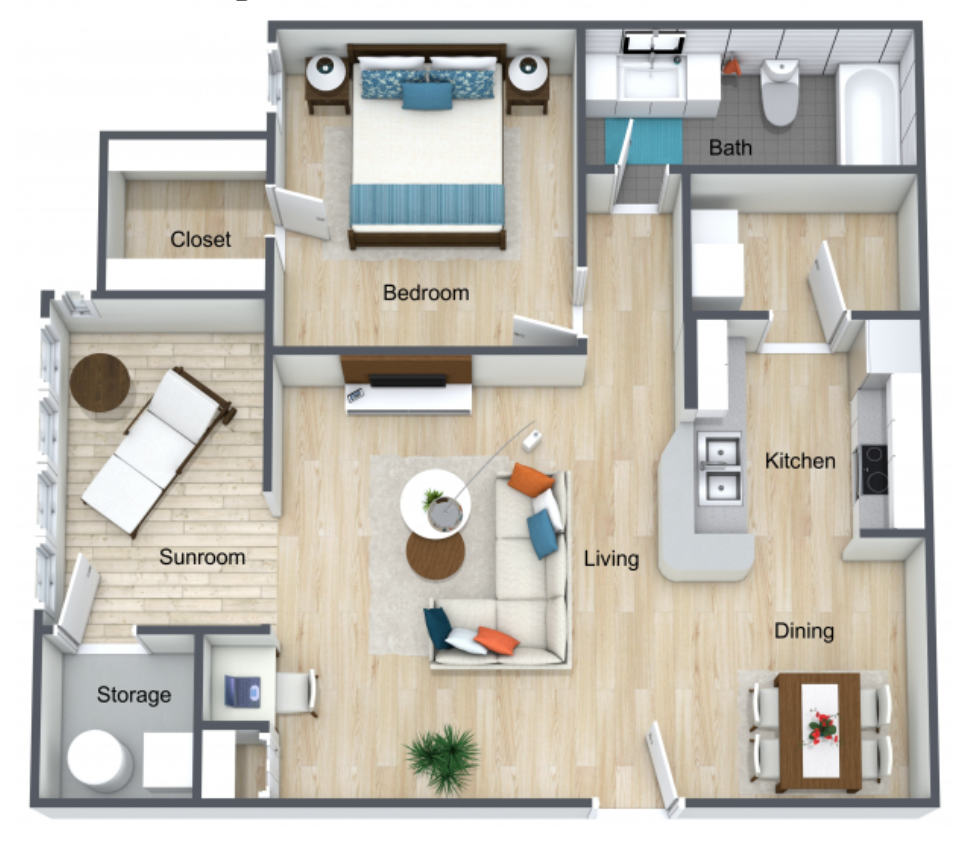 The George Apartments – 1-316