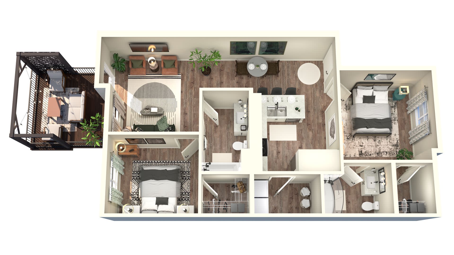 Treesort Luxury Living – 2 beds, 2 baths, $1665