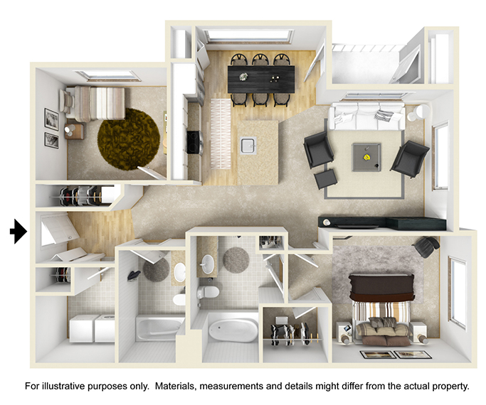 Victory Flats at Elmonica Station Apartments – 3-203