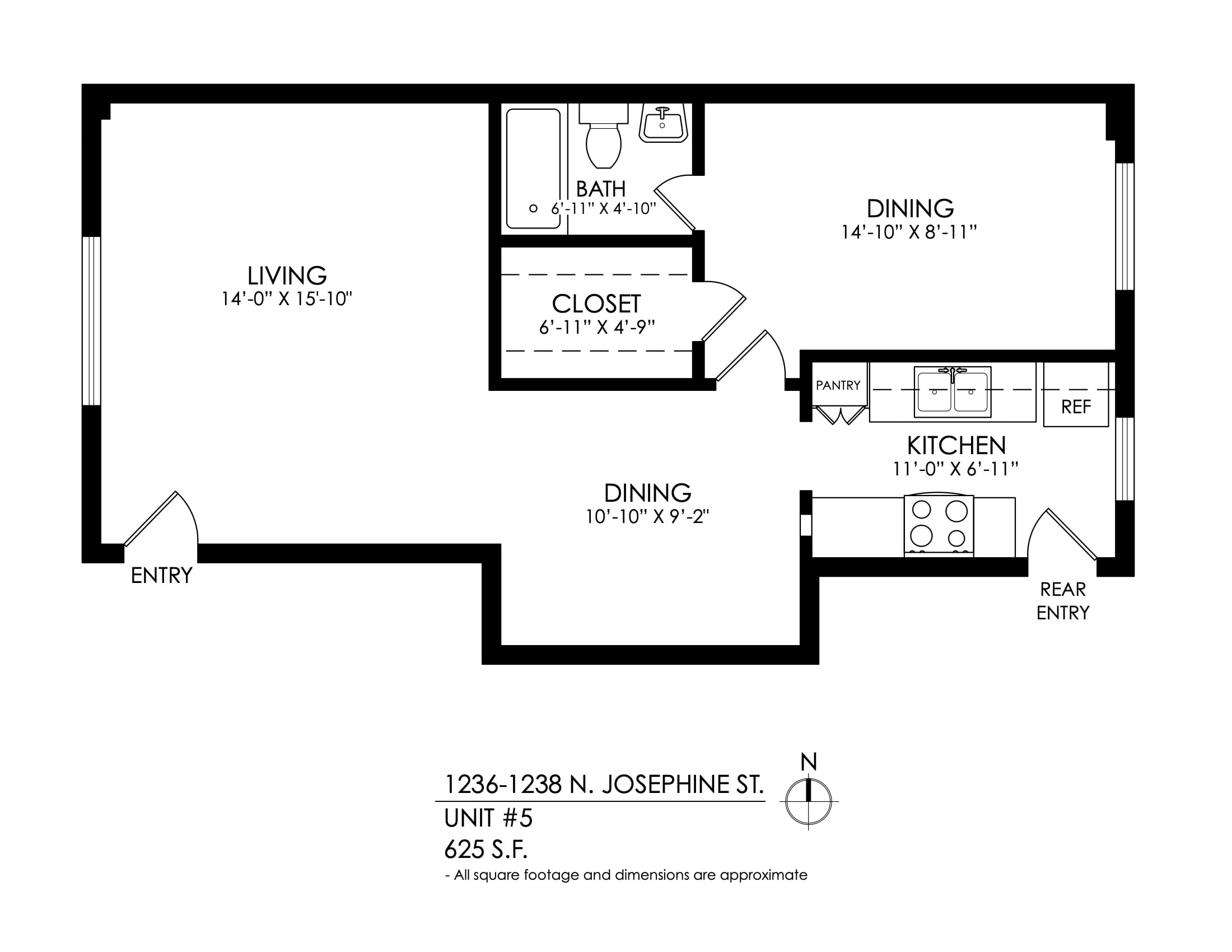 Josephine Apartments – 1236-5