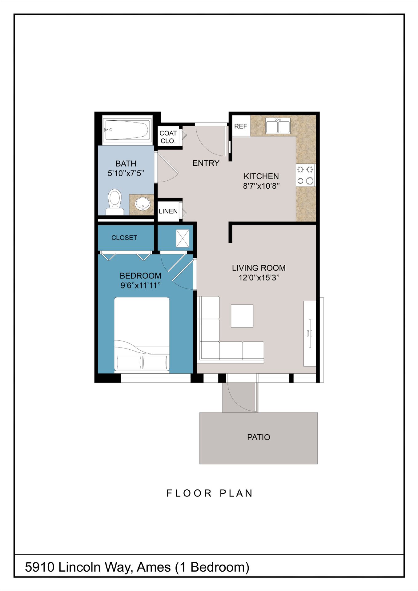 Westfield Apartments – 1 bed, 1 bath, $795