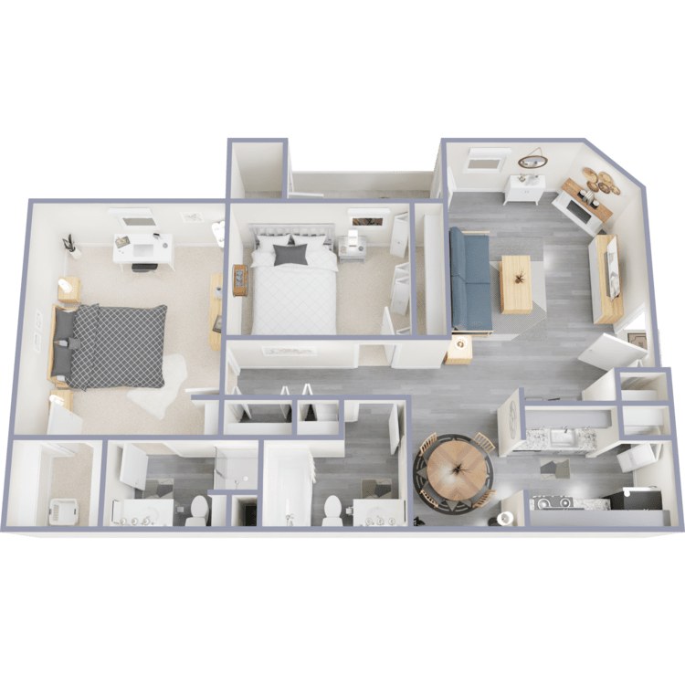 The Landings At The Preserve Apartments – 2-B206
