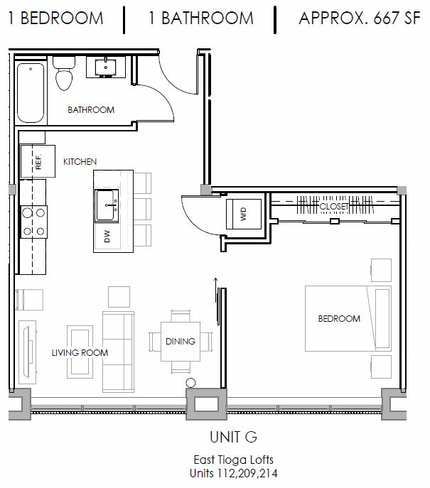 East Tioga Lofts – L202