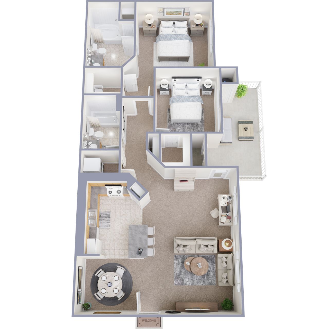 Costa Tarragona – 2 beds, 2 baths, $1058