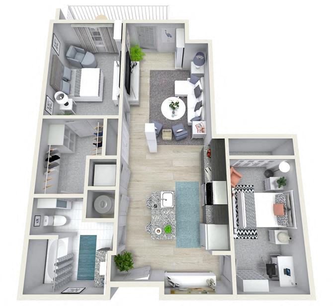 Channel Club Apartments – 1403