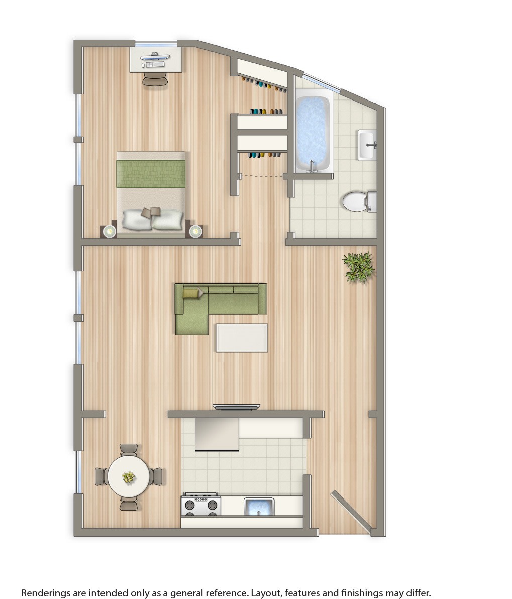 Parkside – One Bedroom C