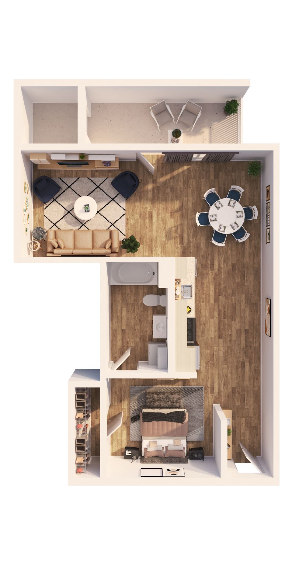 Urban Loft Co. Russellville – 1 bed, 1 bath, $1600