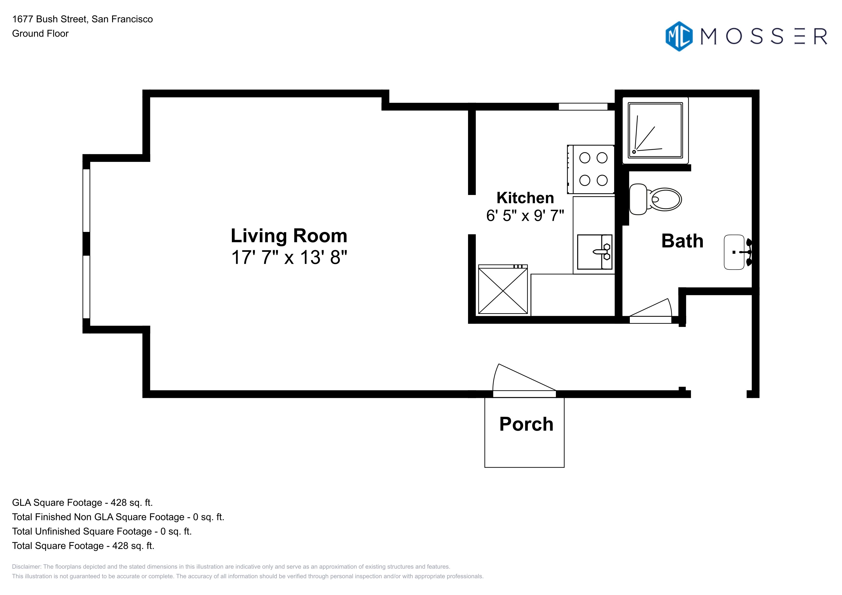 1677 Bush Street – Studio