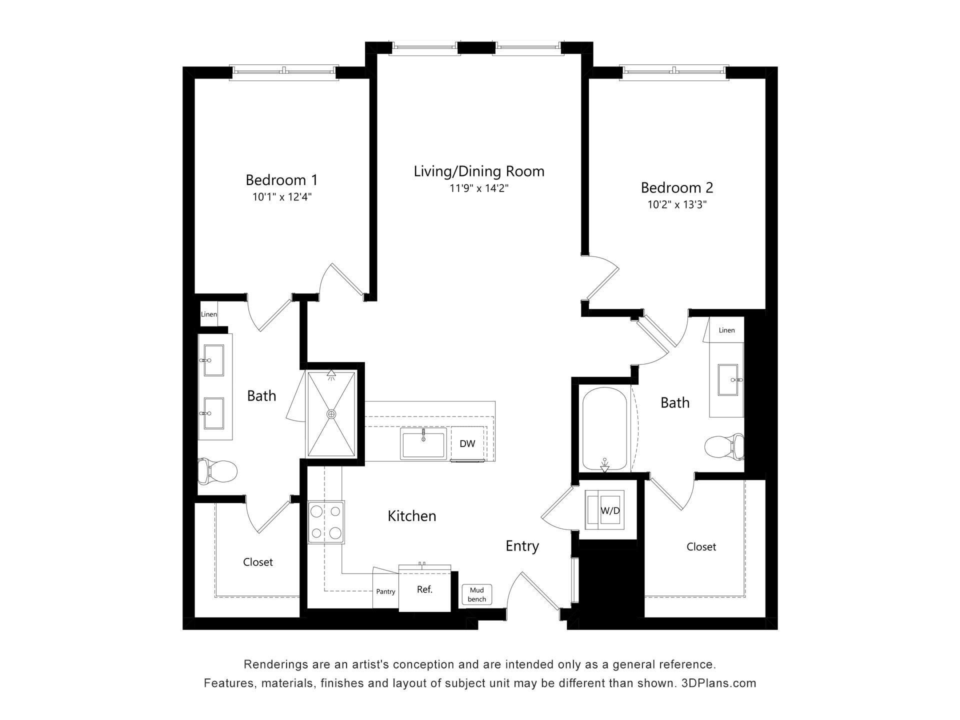 Aura Creekside – 1304