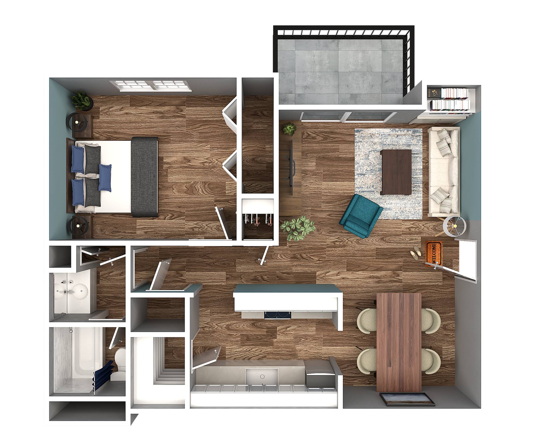 Hampton Creek Apartments – D-1