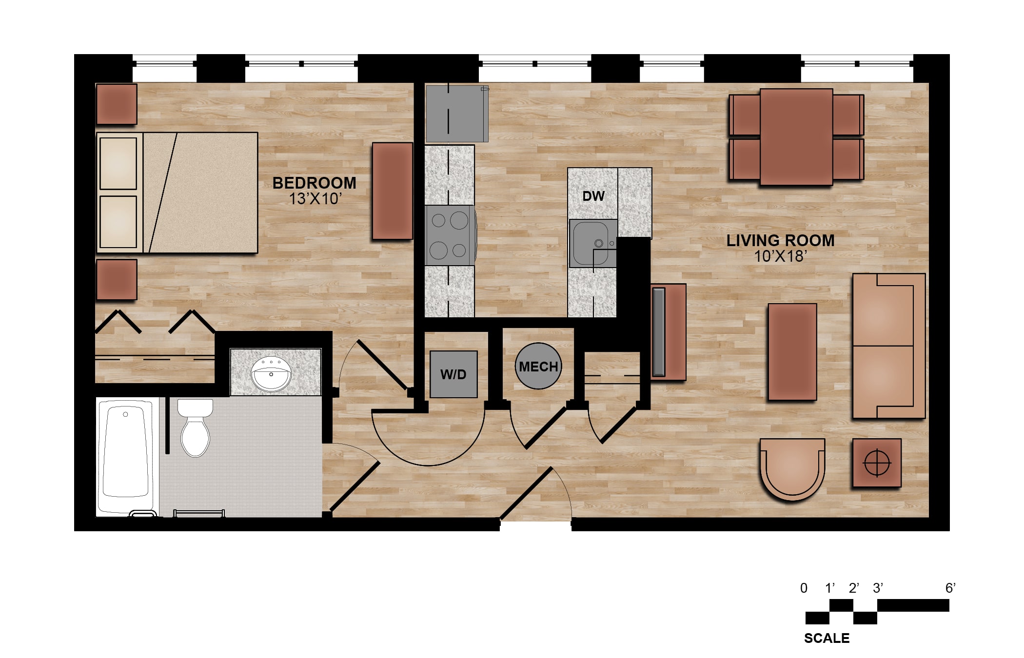 770 C Street Apartments – A1 60%