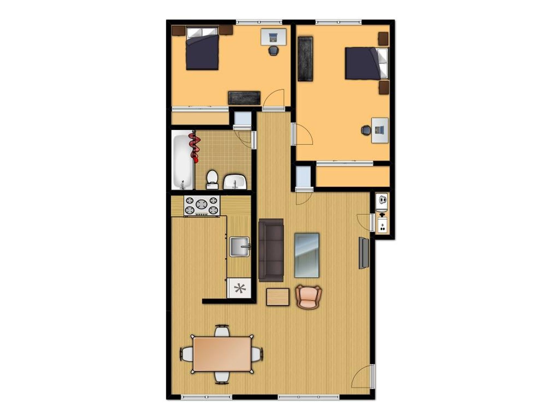 Immediate Move-In! Spacious 2-Bedroom Apartments Near Downtown – 4