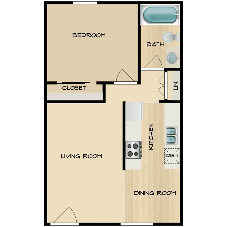 Palm Lane Apartment Homes – Seville 1