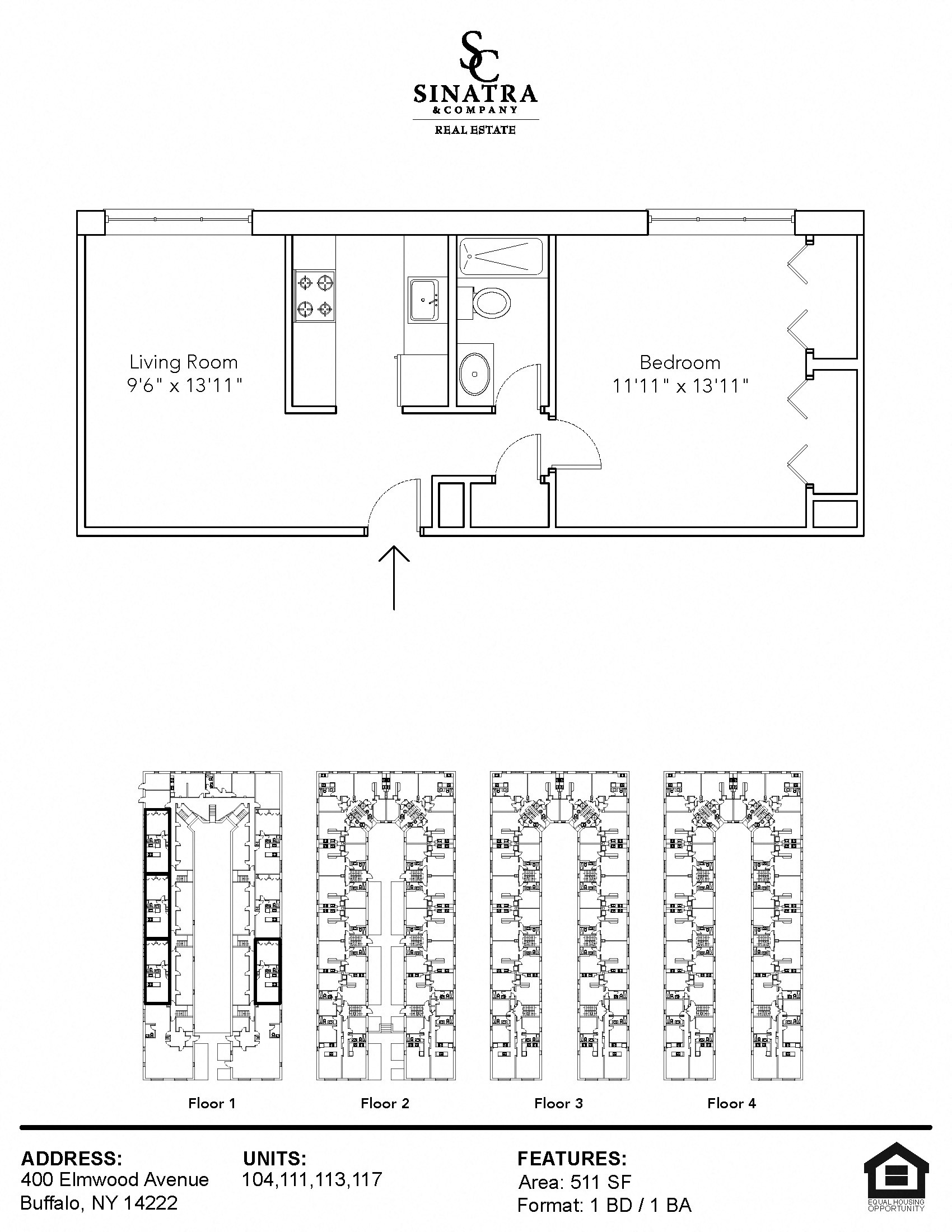 Apartments at 400 Elmwood – 400-307