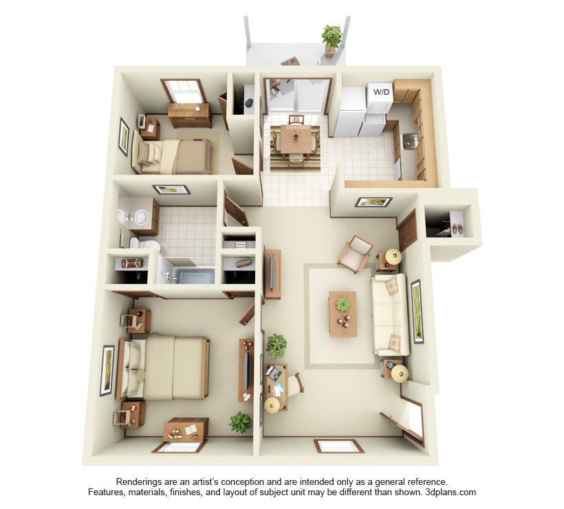 Graystone Apartments – 1st Floor 2 Bedroom