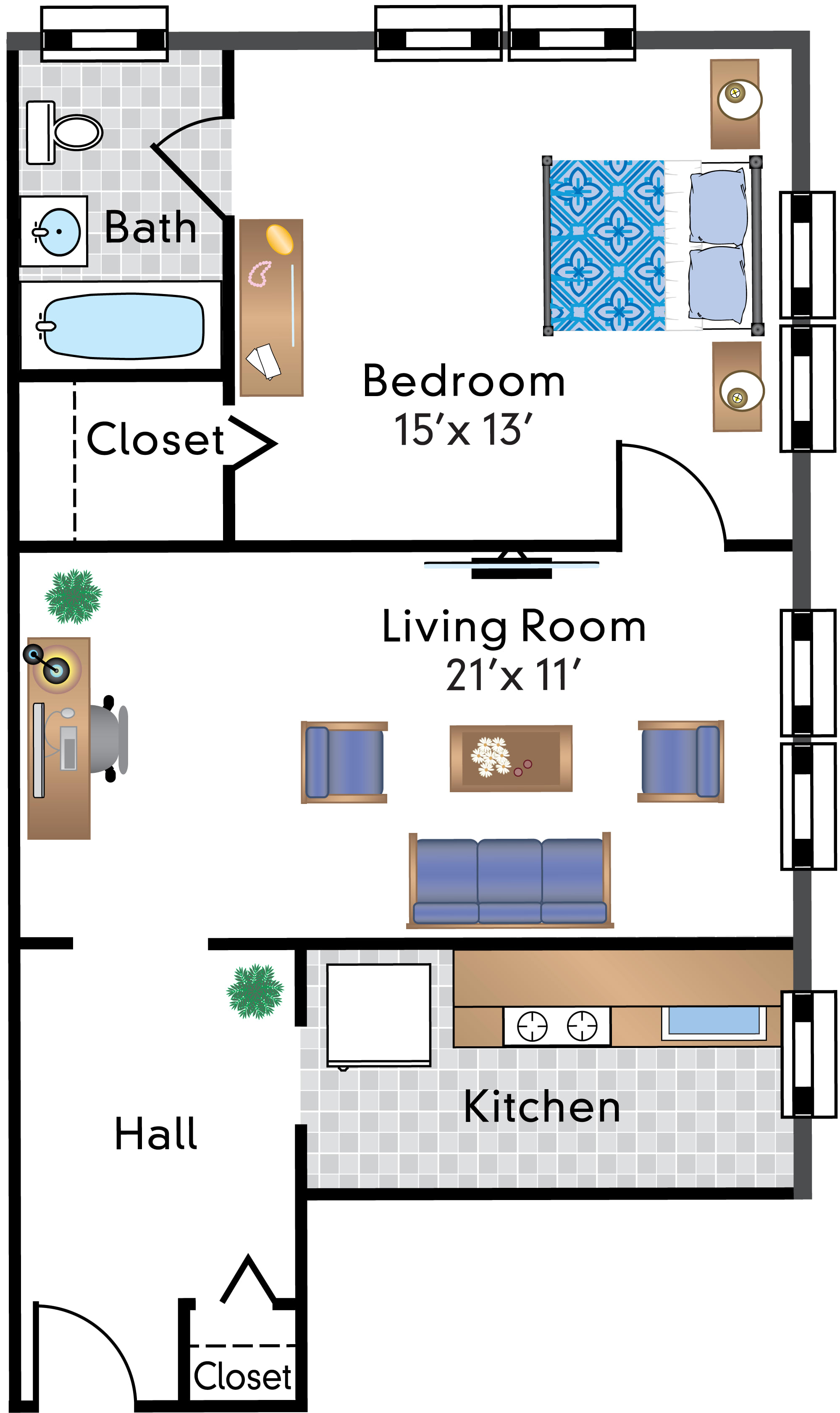 The Parkway Apartments – 110