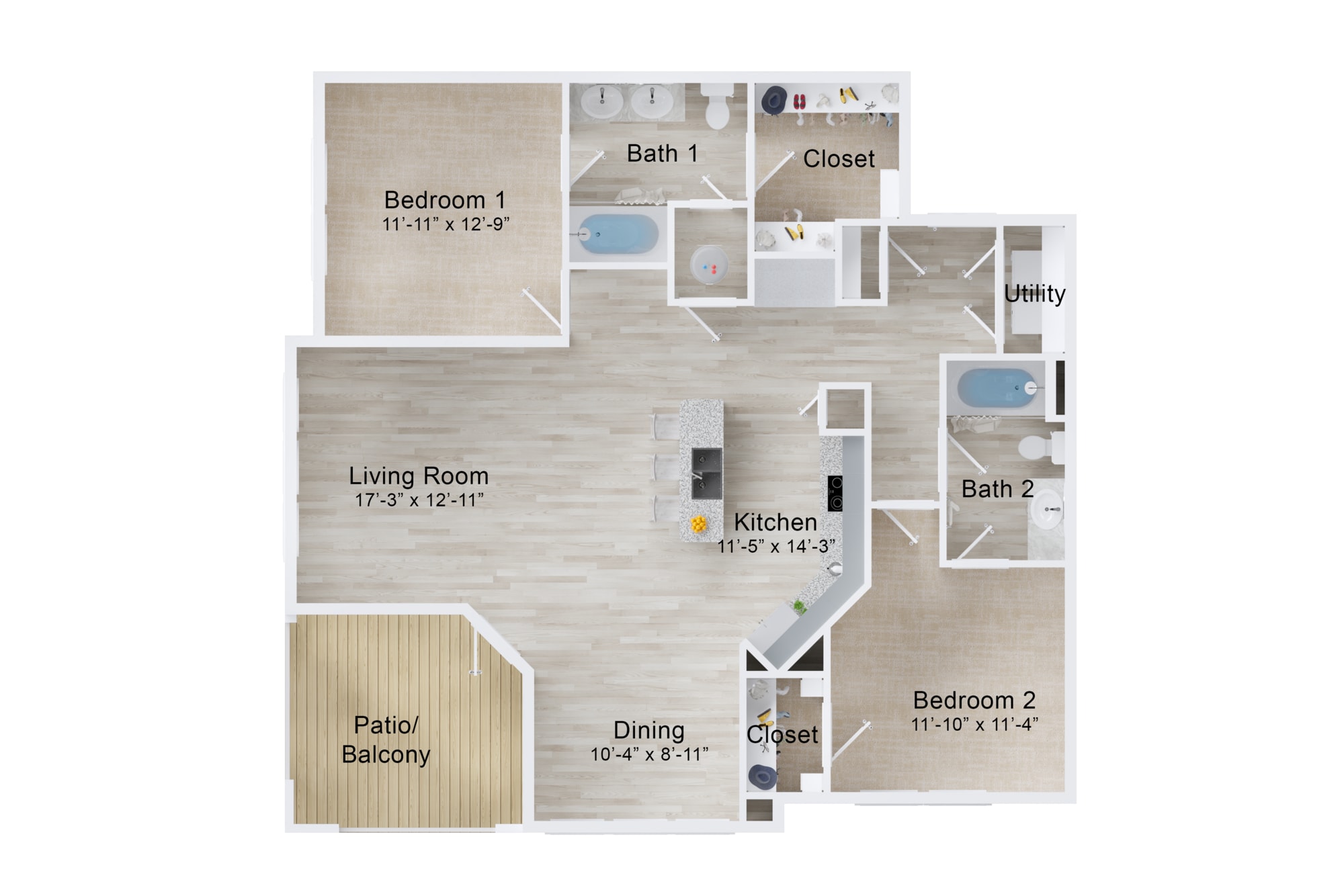The Alexa Luxury Apartments I & II – 1002