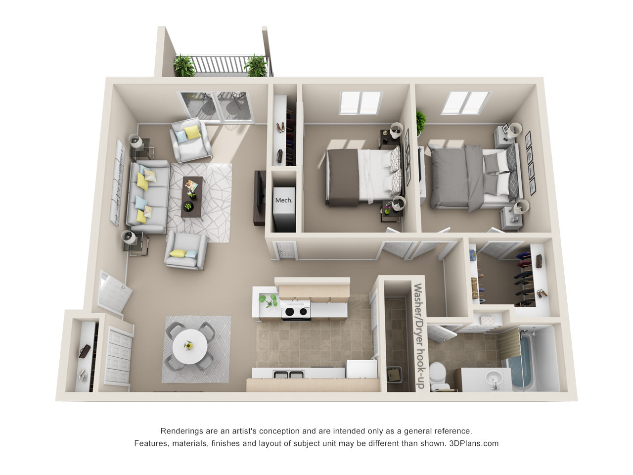 Cambridge Apartments – Two Bedroom