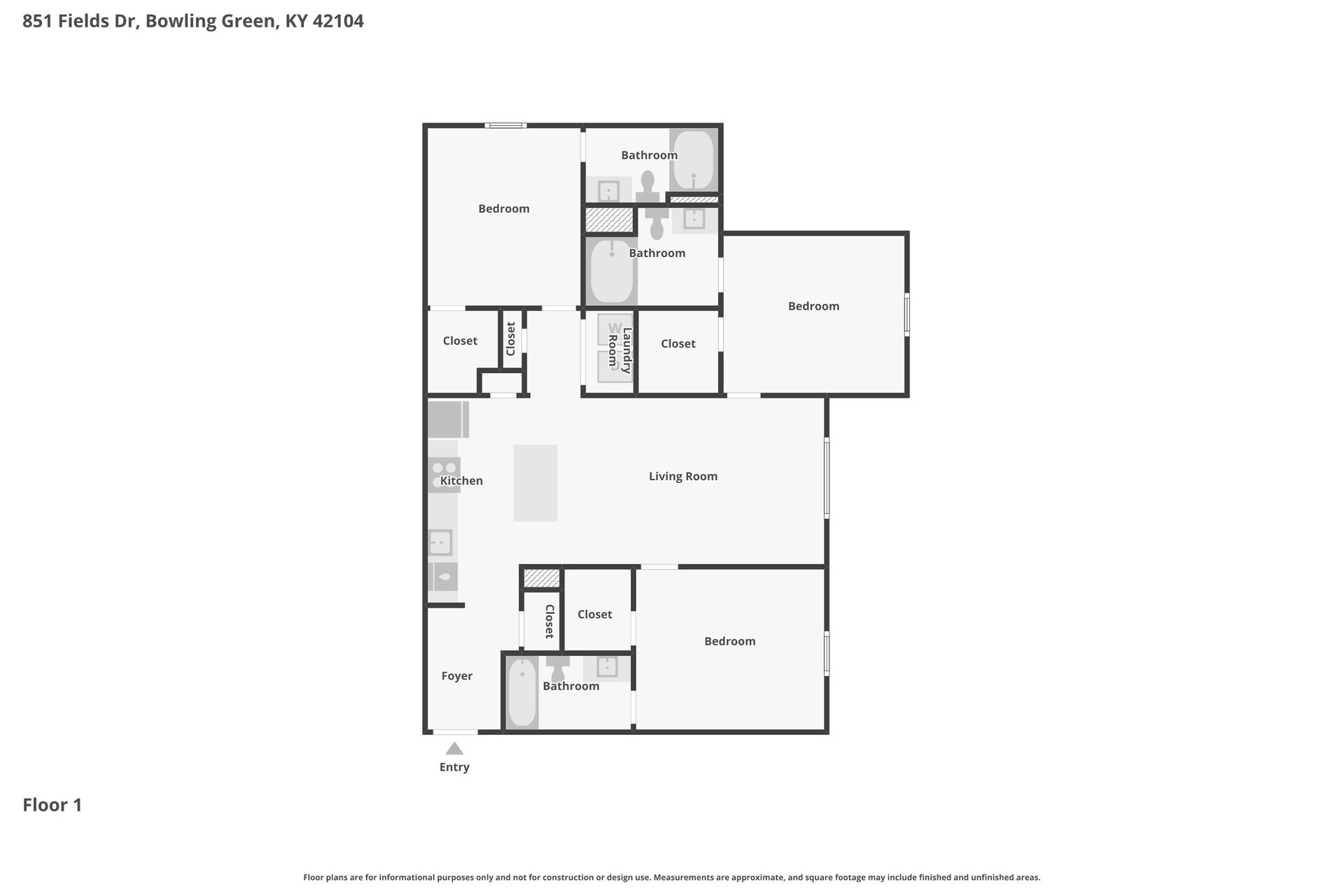 Ariel – 3 beds, 3 baths, $1429