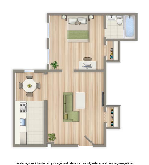 Parkside – One Bedroom D