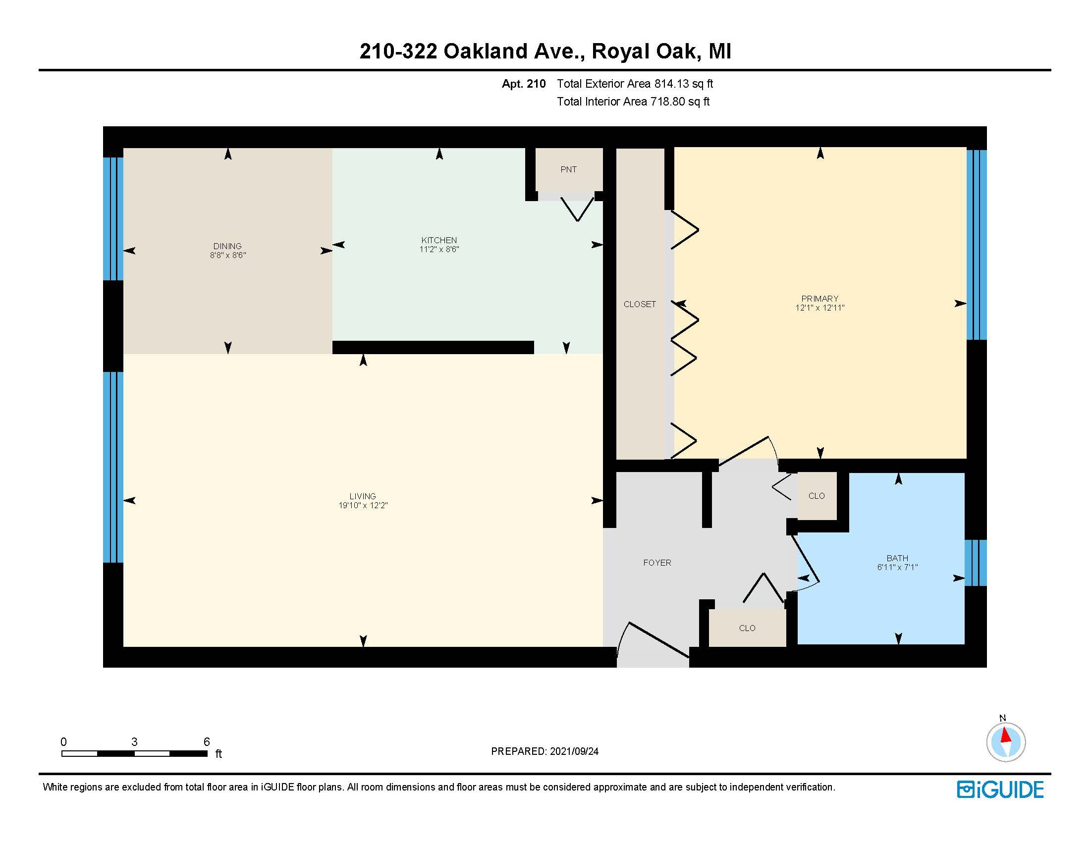 Royal Oakland Apartments – 1 bed, 1 bath, $1600