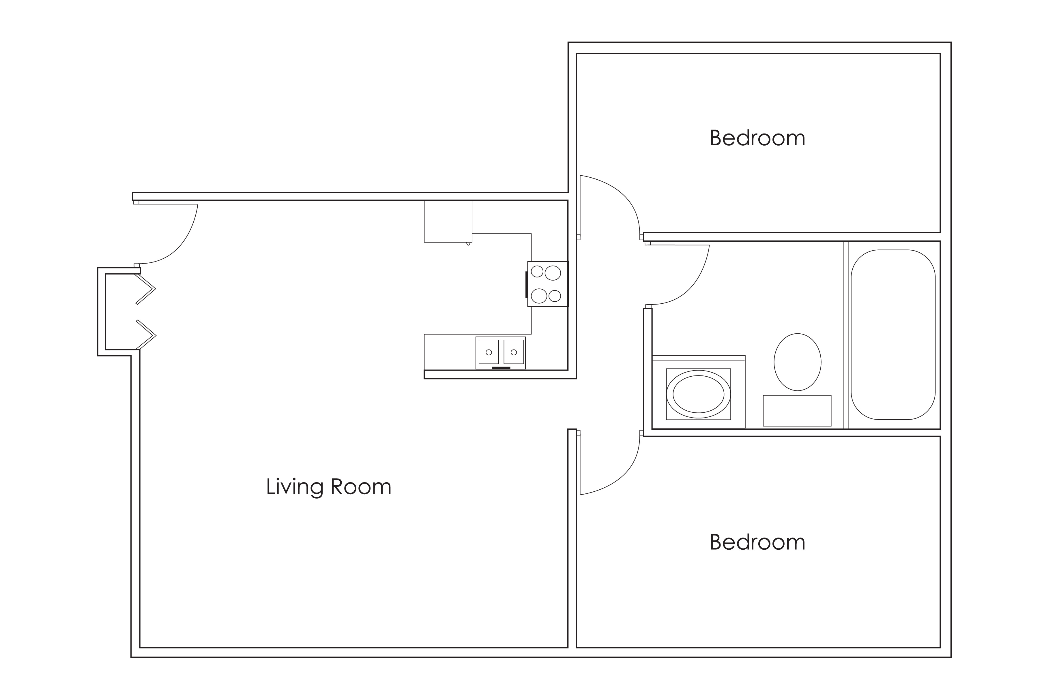 Landmark Estates Apartments – 2-26-A