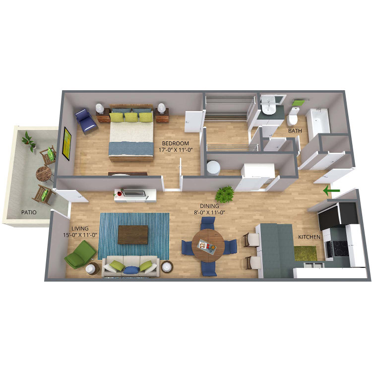 Ashley Oaks Apartments – 425B