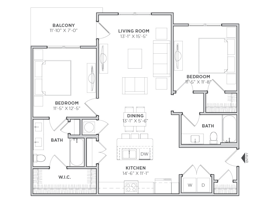 Tribute Verdae – 2 Bed, 2 Bath