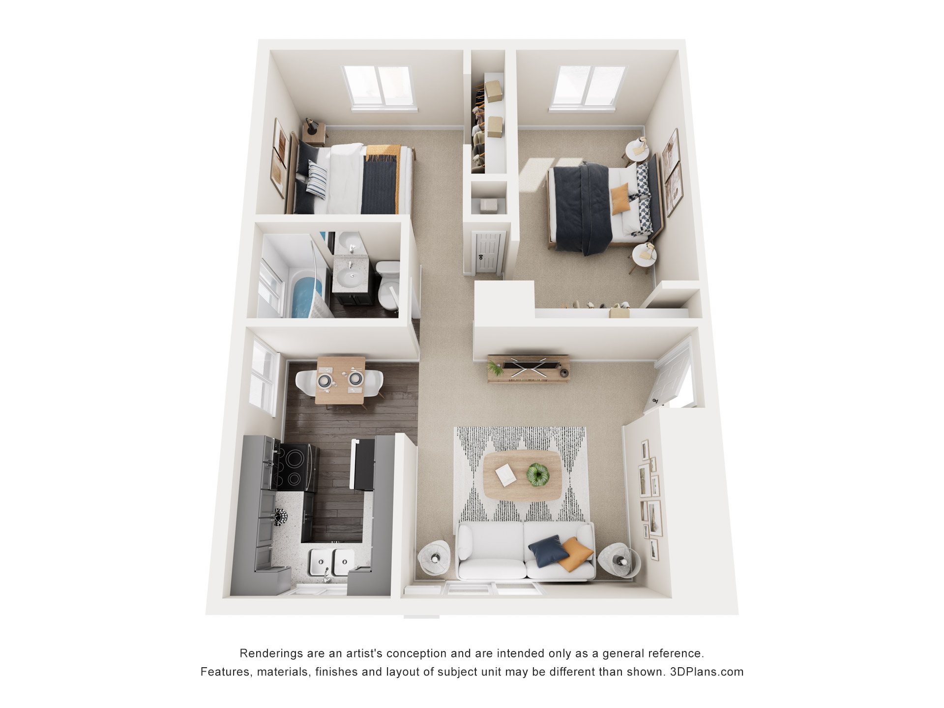 Camellia on Buck – 2 Bedroom 1 Bathroom