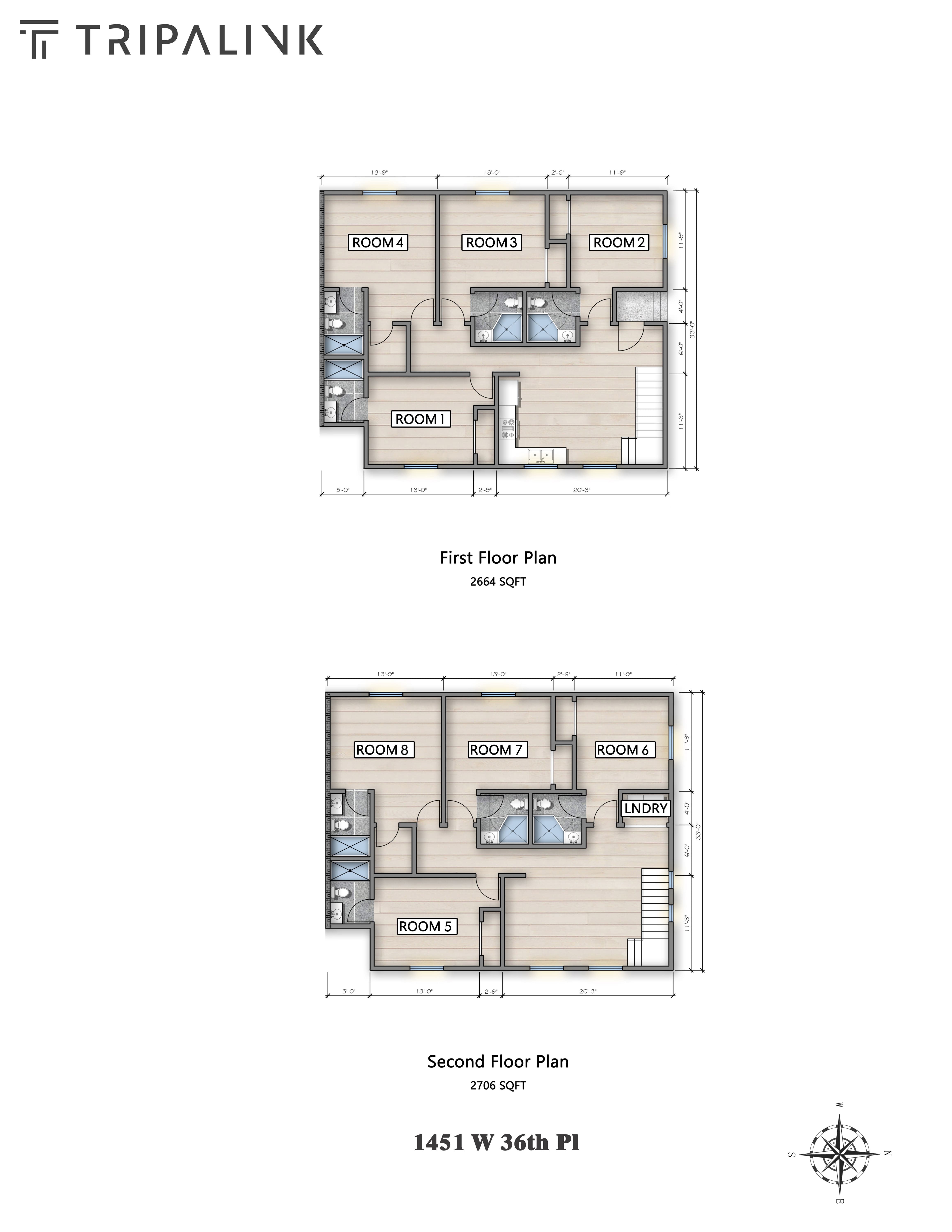 1451 W 36th Place – 1451 W 36th Pl - 2 (Private Bathroom)