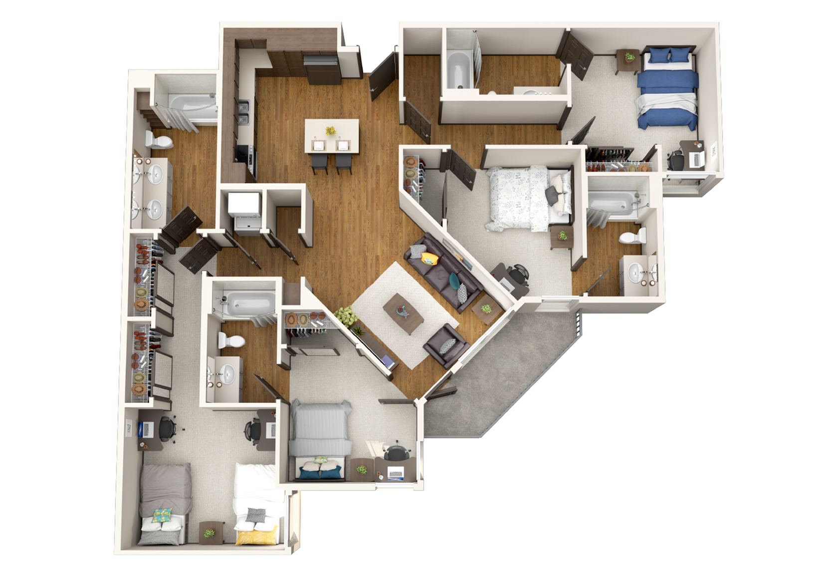 Highlander at North Campus – Shared - Priced By Bed