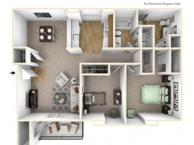Center Pointe Apartments – D306