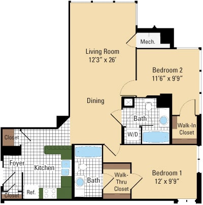 Parc Rosslyn Apartments – 306