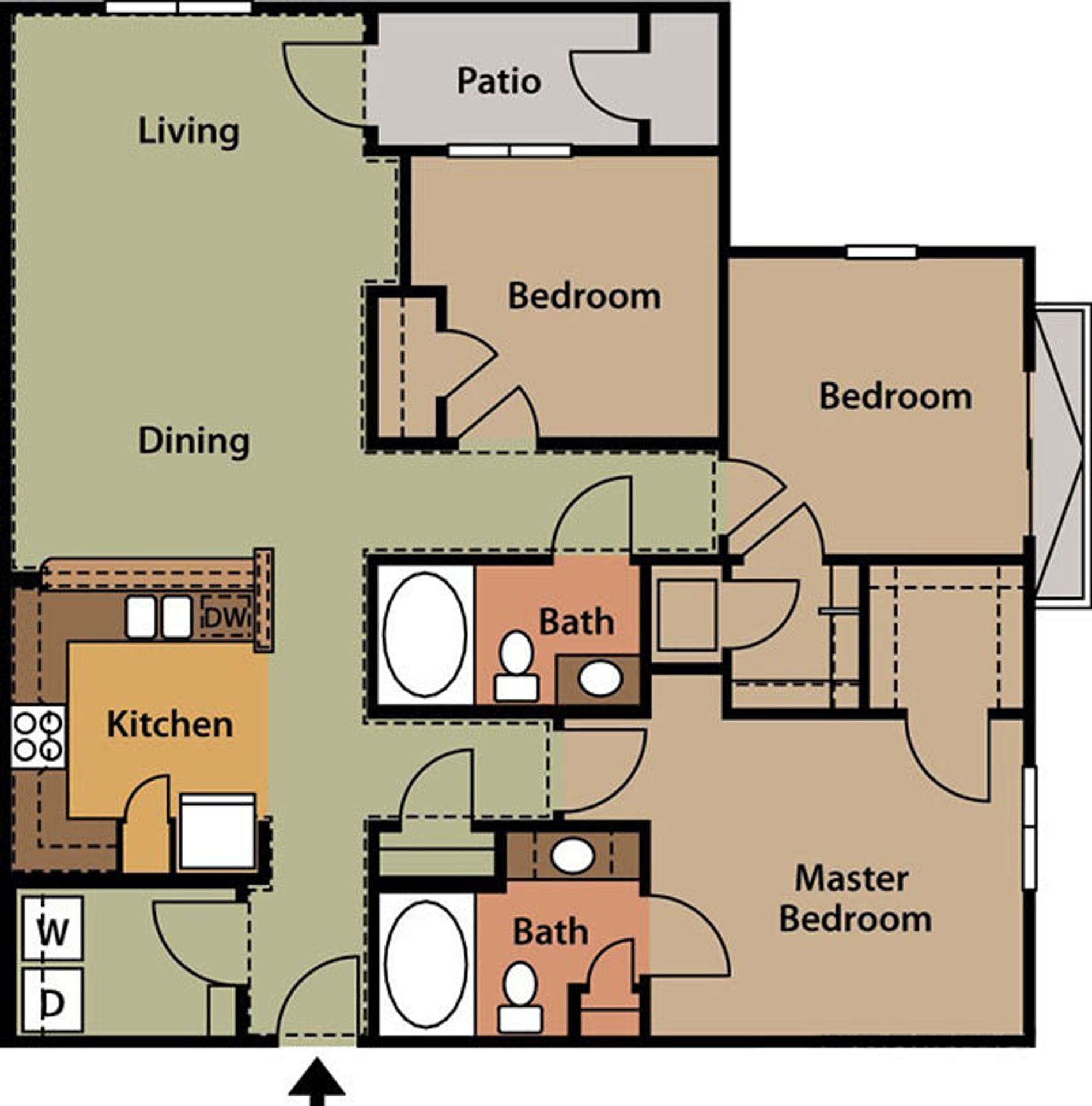 Briton Trace Apartments – 3 beds, 2 baths, $2195