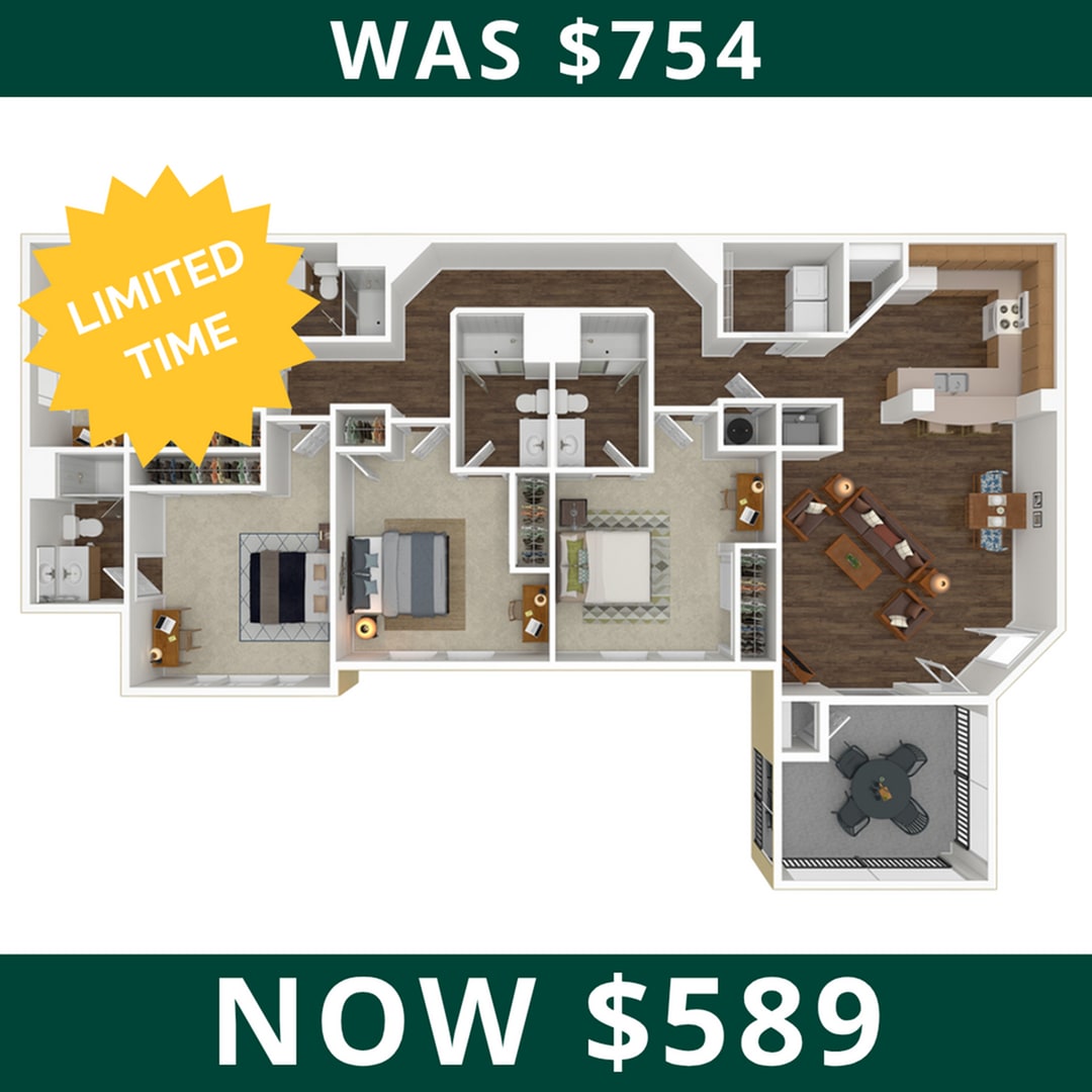 Forest Lake – Private - Priced By Bed