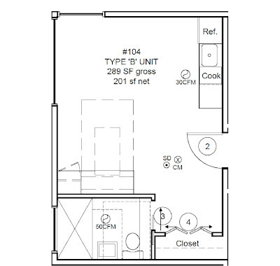 Jupiter Apartments – Studio - 289 sqft