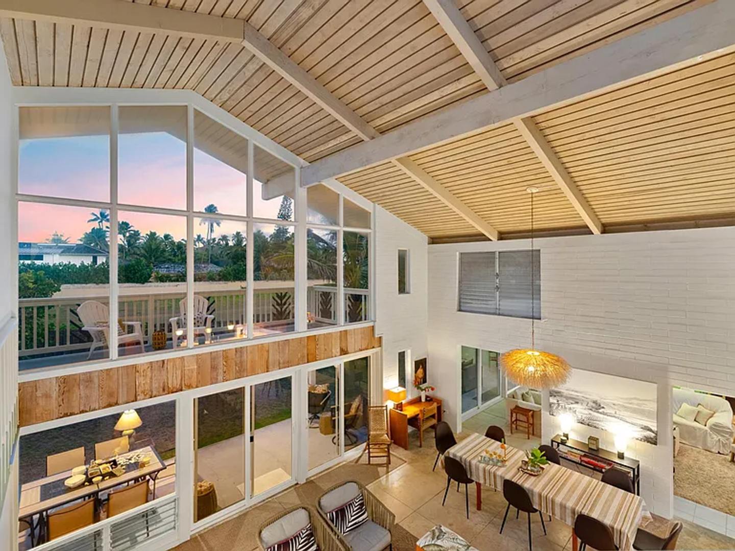 Amazing Fully Furnished Single Family Two Story Home Just One House From Kailua Beach 6 Bedrooms 4 Bathrooms With Ocean Views From Covered Lanai – photo 1