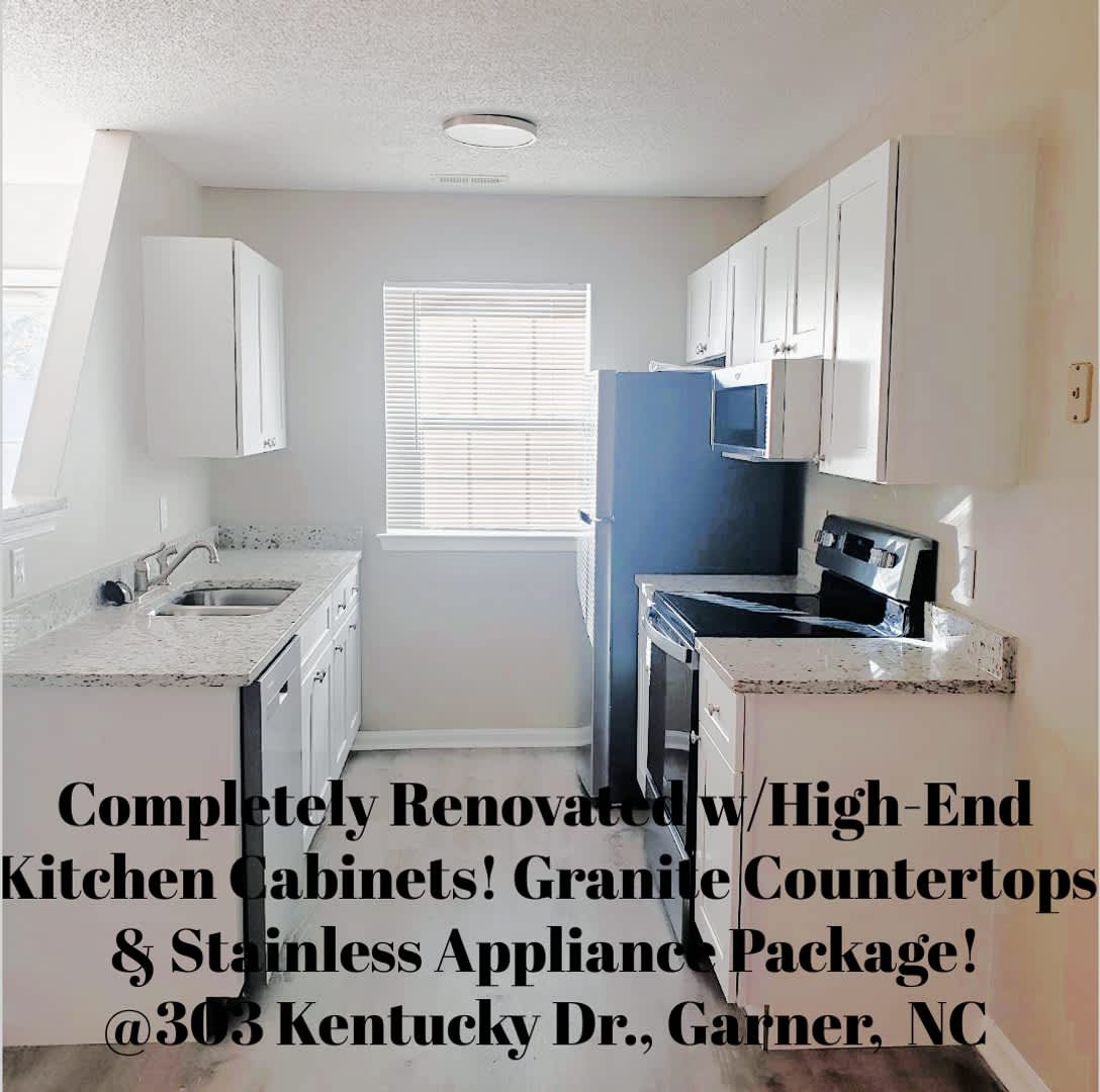 Great Garner Location! 2 BR, 2 FULL Bath Single Level Townhome at $1375/mo.! – photo 1 of 14