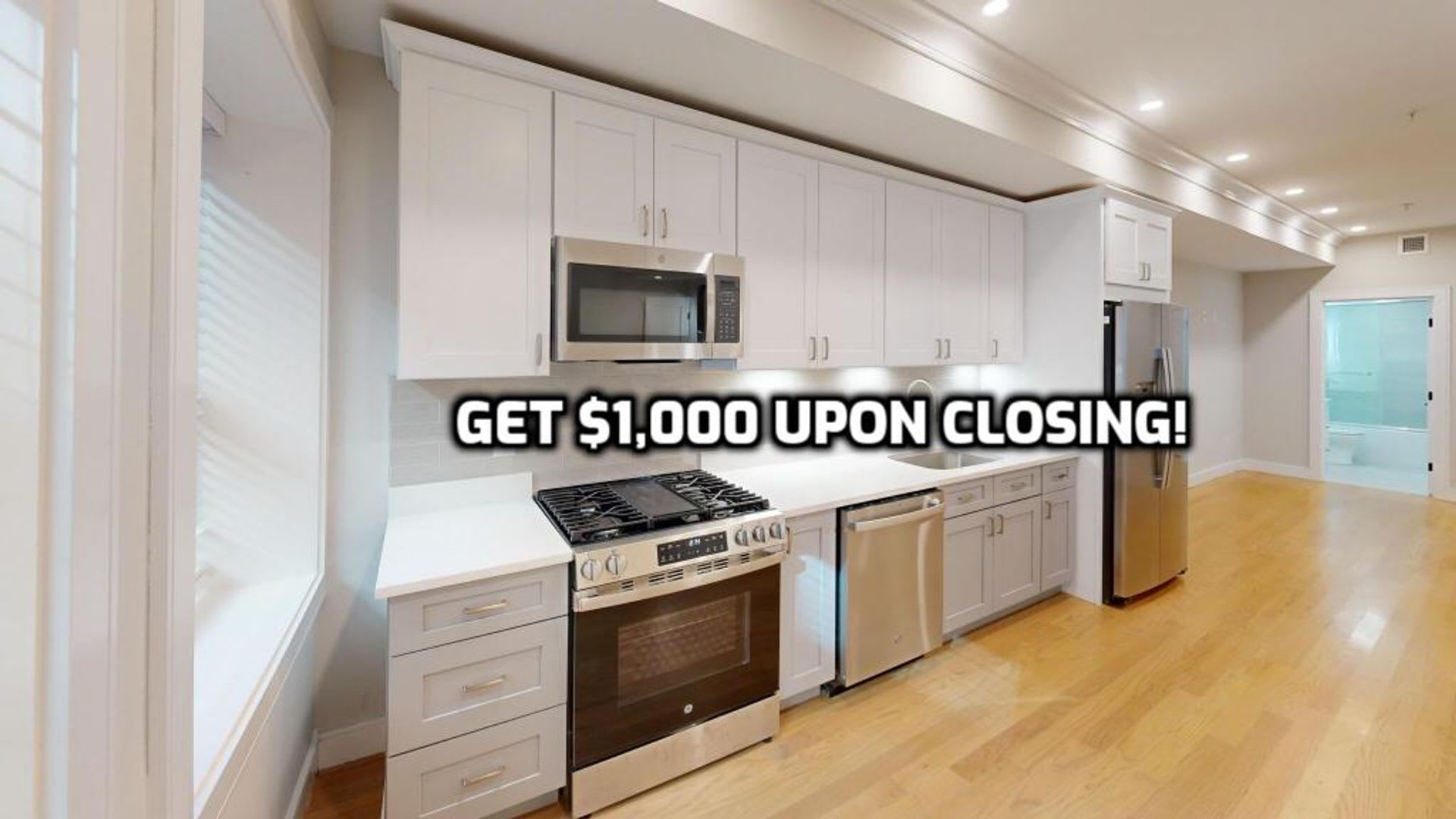 1K Rebate W Rental Lux Apt W 2 Baths Xl Rooms In Theater District Laundry In Unit – photo 1