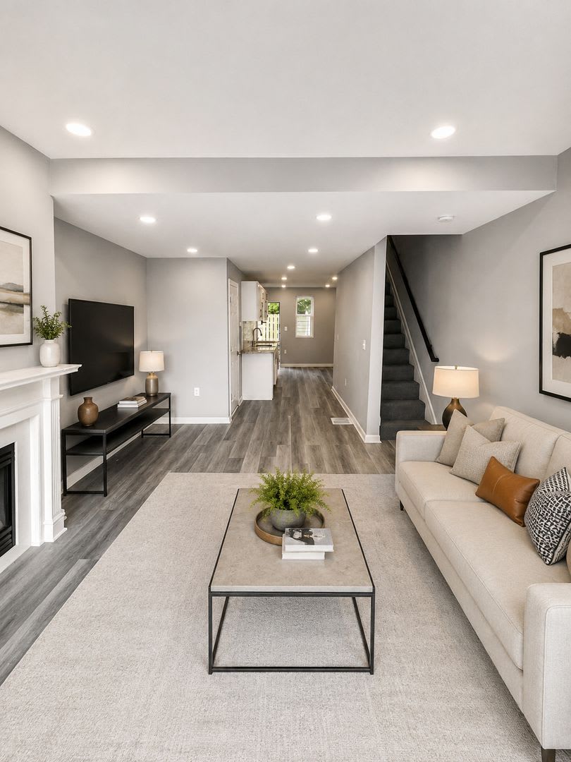 Bright, Newly Renovated 3-Bedroom Rowhome with Backyard – photo 1