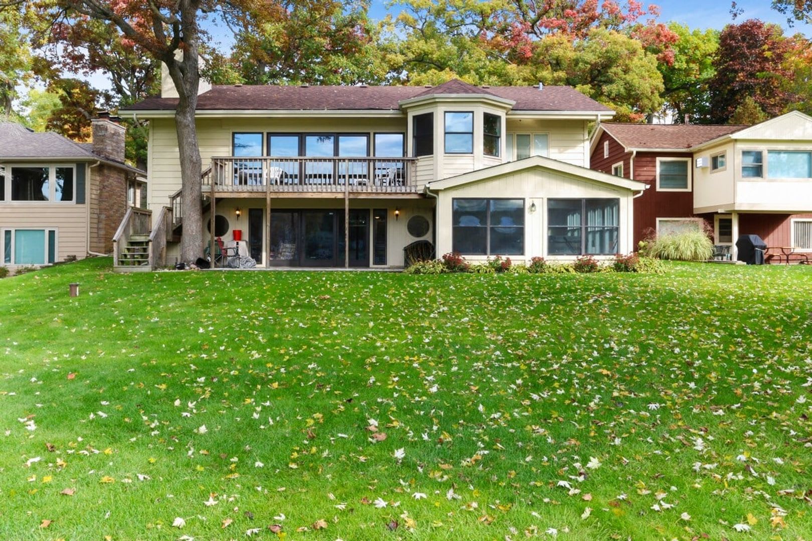 Powers Lake Waterfront Home with Private Pier Available for Monthly Rental – photo 1 of 12